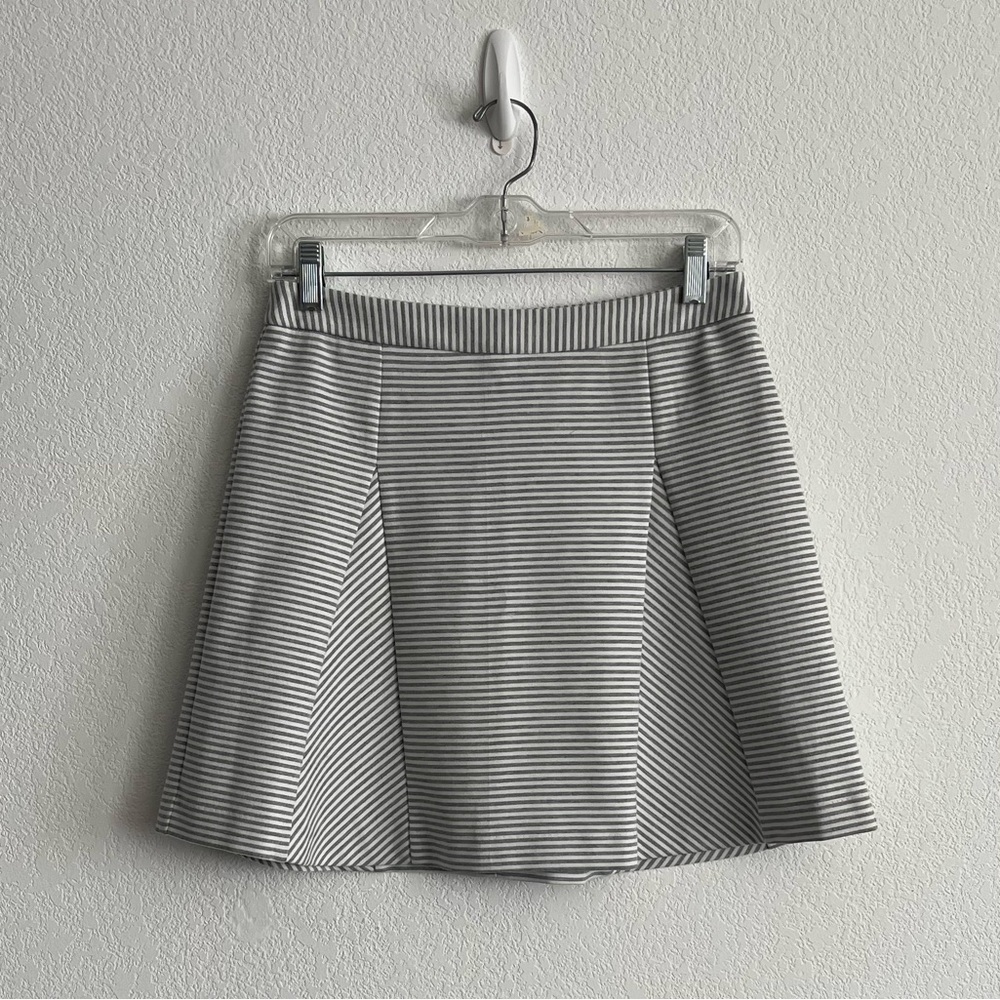 Michael Kors A-line Striped Skirt